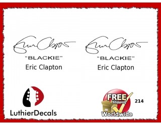 Guitar Players Eric Clapton Signature Guitar Decal 214
